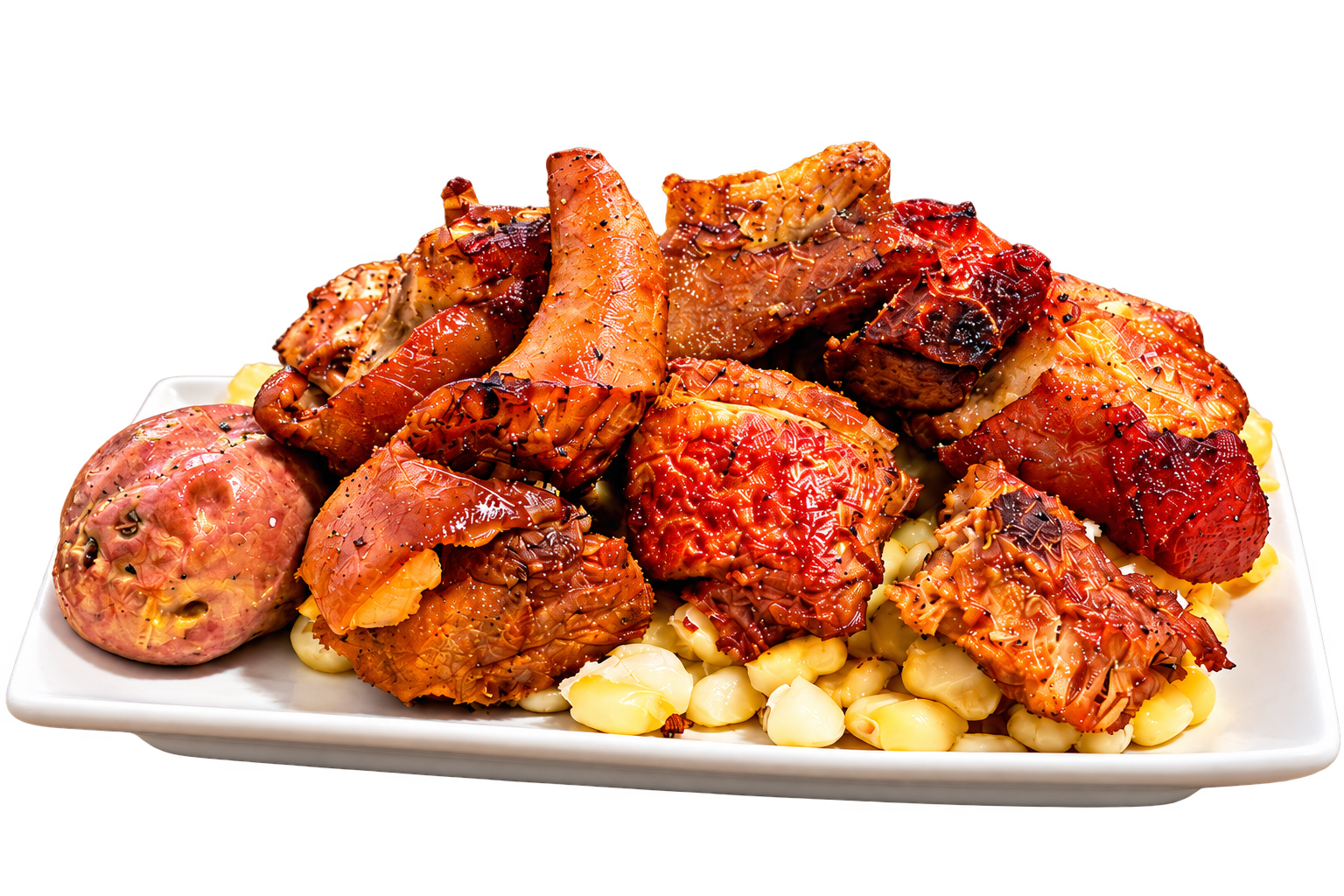 Plato de chicharrón